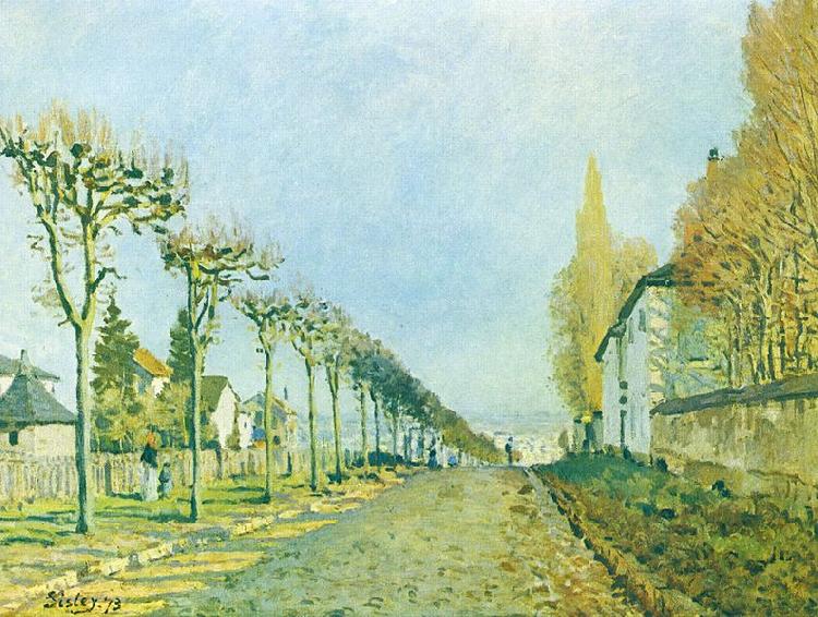 Alfred Sisley Weg der Maschine